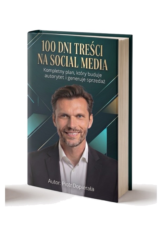 Okładka: 100 dni treści na social media